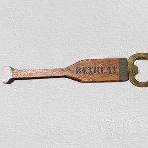 Retreat Oak Bottle Opener  4280  NWT Boutique